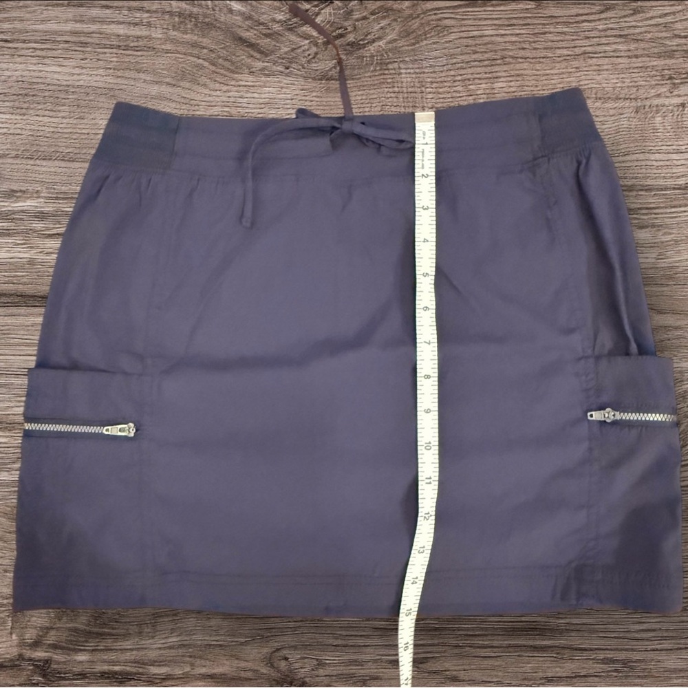 TE VERDE Womens Navy Blue Cargo Mini Skort Size Small - Picture 9 of 9